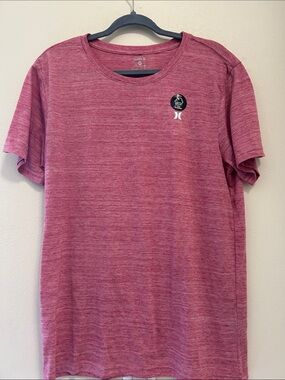 Hurley Men’s Heathered Maroon Short Sleeve Tee
